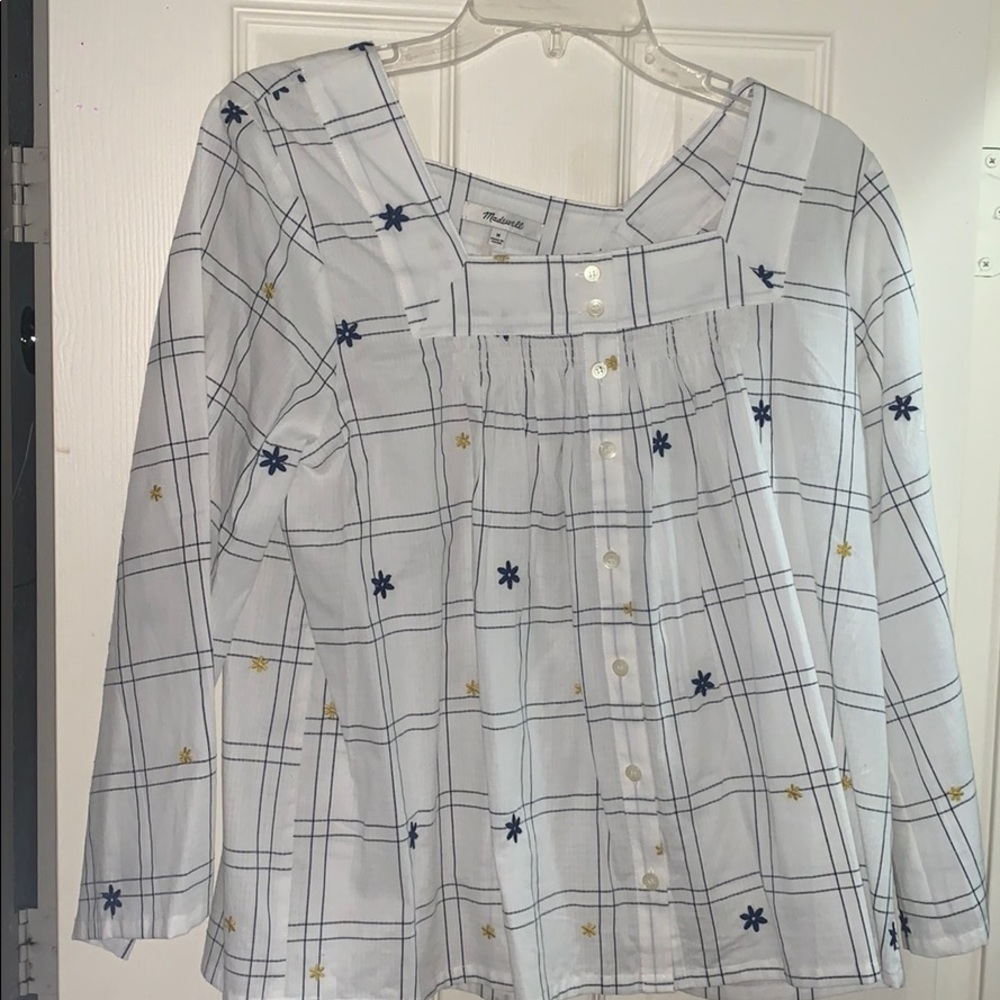 Madewell long-sleeve blouse